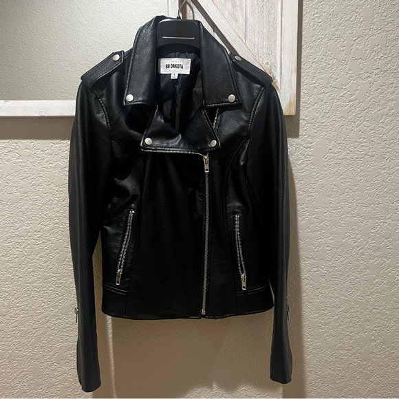 NWOT Blank NYC Moto Jacket Black - Picture 11 of 16